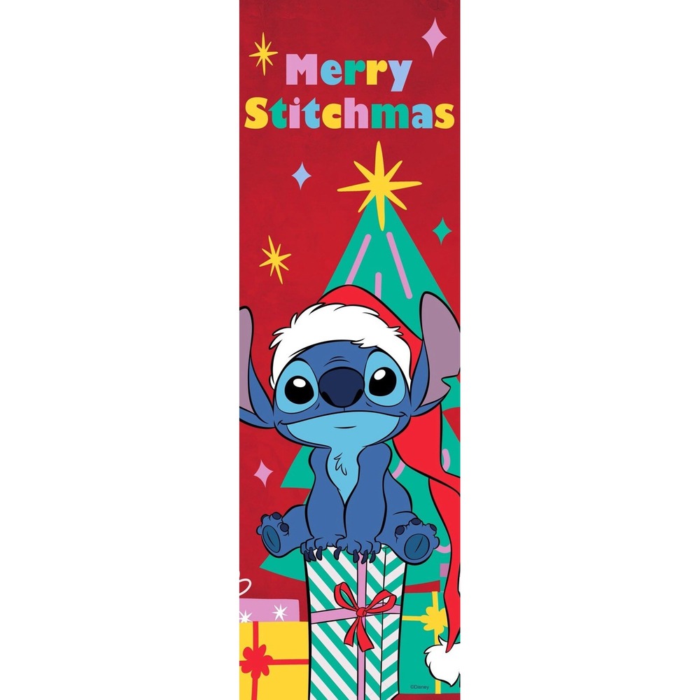 Disney Merry Stitchmas  46 x 14.75 Hanging‎ Banner NEW